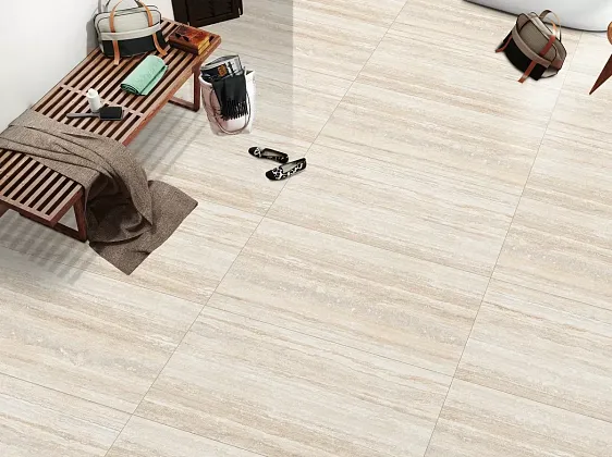 Фото Керамогранит Ennface ENSTN8039MT60120 Travertine Cross Beige Matt 60x120 Индия