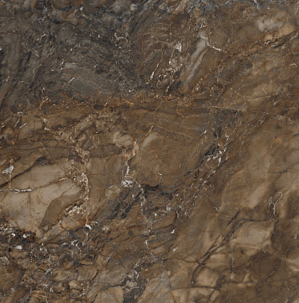 Фото Керамогранит BR04 Bernini Dark Brown неполированный 80x80x11 Россия