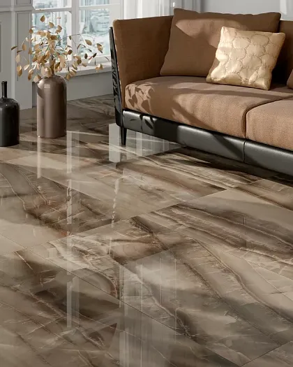 Фото Керамогранит Sevilla Brown Polished Rec. 60x120 Турция