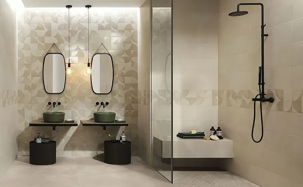 Фото Плитка f0VE Mat&More Deco Azure 25X75 Италия