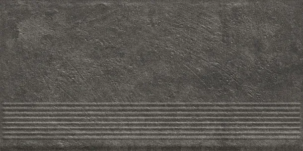 Фото Ступень Paradyz Carrizo Basalt Stopnica Prosta Struktura Mat B1a 30x60 Польша