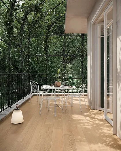 Фото Керамогранит Sant Agostino CSAGRWBR18 Gracewood Brown 30180 Nat Rect 30x180 Италия