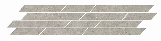 Фото Мозаика T036\SG6537 Риккарди мозаичный серый светлый матовый 46,8x9,8 Россия