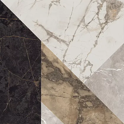 Керамогранит Epoque Abstract Ret 60X60 (PF60005105) для гостиной, для кухни, для ванной, для туалета, для прихожей, на теплый пол Фото Керамогранит Epoque Abstract Ret 60X60 (PF60005105) Италия