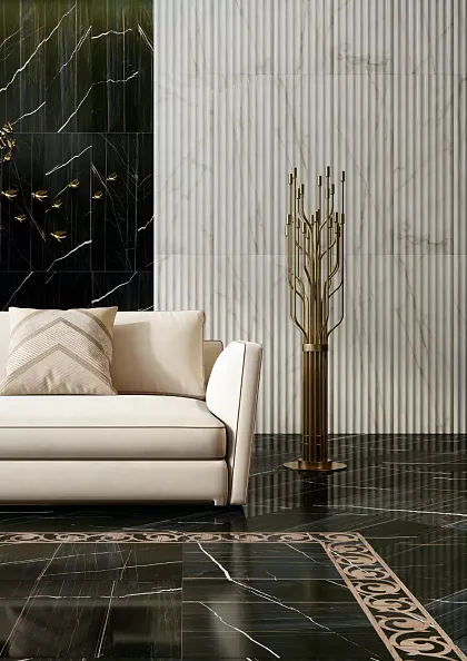 Фото Декор ID119T Угол Греппи наборный 15,5x15,5x0,9 Россия