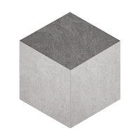 Фото Мозаика Spectrum Cube Milky White SR00/Grey SR01 неполированная 25x29