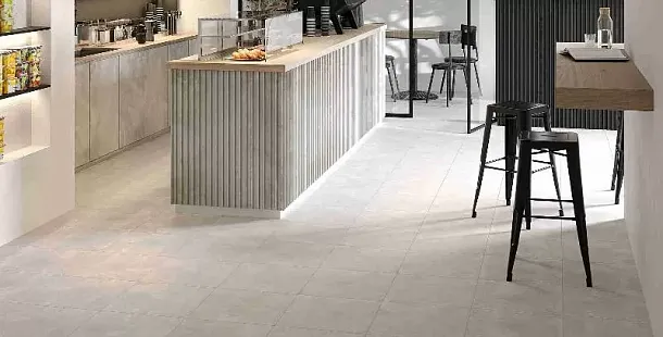 Фото Керамогранит Kirovit 737289 K Easy Loft Silver Серый 45x45 Россия