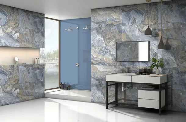 Фото Керамогранит Ennface ENONX3104SP120280 Royal Onyx Grey SP Matt 1200x2800x6 Индия
