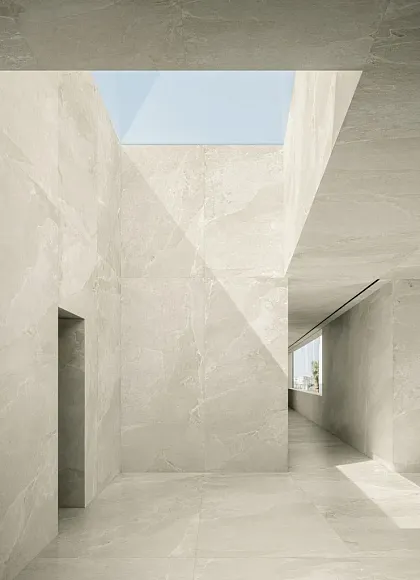 Фото Керамогранит Impronta IAR01BALI Ardesia Bianco Linea Real Up 60x120 Италия