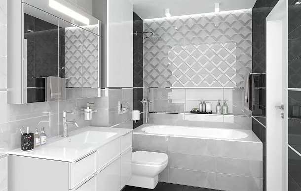 Фото Мозаика MM60150 Декор мозаичный Monti микс 20х60 Россия