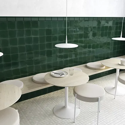 Плитка 126994 Fayenza Square Coral 12,5x12,5 для гостиной, для кухни, для ванной, для туалета, для прихожей Фото Плитка 126994 Fayenza Square Coral 12,5x12,5 Испания