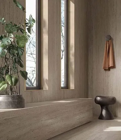 Фото Керамическая плитка FAP Ceramiche fTOK Materia Brillante Cielo Brillante RT 50x120 Италия