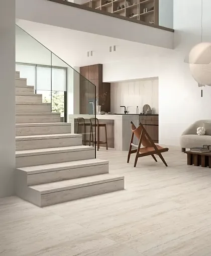 Фото Керамогранит In Cream Lines Rett 60х120 Италия