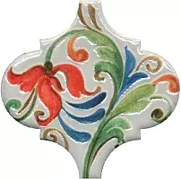 Фото Декор VT\A582\65000 Арабески Тоскана 6 глянцевый 6,5x6,5