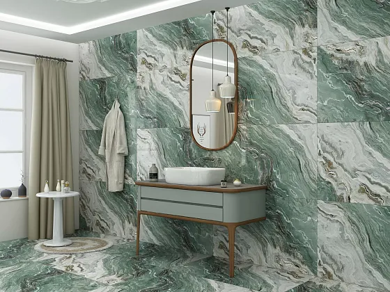 Фото Керамогранит Asia Amazonite High Gloss 60x120 Индия