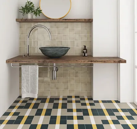 Фото Керамогранит Equipe 27679 Bauhome Grun 20х20 Испания
