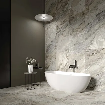 Фото Керамогранит Dado Ceramica 304341 Charme Ivory Rett 120x120 Италия