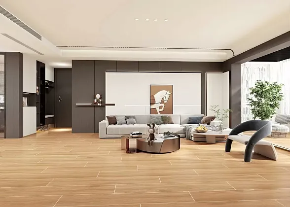 Фото Керамогранит Cherry Бежевый Матовый Структурный 20x120 (BHD-2010) Китай