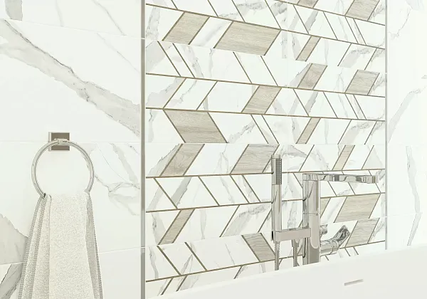 Плитка WT9VET00 Vertus Blanco 249x500 для ванной, для туалета Фото Плитка WT9VET00 Vertus Blanco 249x500 Россия