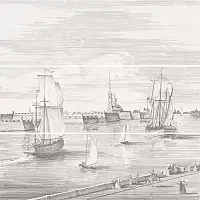 Фото Панно 12108R\3x\3F Город на воде SPb обрезной 75х75 (комплект 3 шт.)