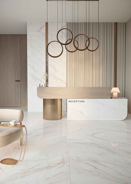 Фото Керамогранит Calacatta Polished 80x160 (MPL-058633) Россия