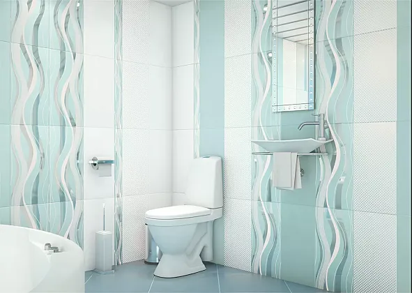 Фото Плитка WT9LST16 Luster Aquamarine 25х50 Россия