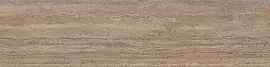Фото Ступень Kerama Marazzi Про Травертин фронтальная клееная коричневый светлый матовый обрезной 33x119,5x0,9 (KM6012G0981RGCF)