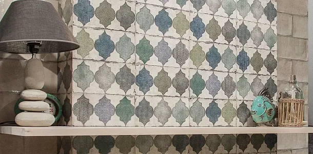 Фото Плитка PT02551 Esenzia Fabola Green Mix 15x30 Испания