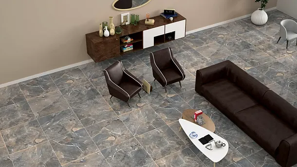 Фото Керамогранит Downtown Blanco Glossy 60x60 Индия