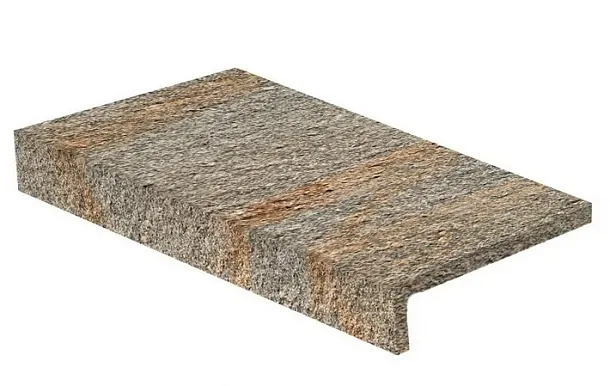 Фото Ступень Rondine Group J89200 Le Cave Luserna Multicolor Elle Monolitico 15x30x4 Италия