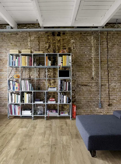 Фото Керамогранит R56E Woodmania Ash R10 20x120 Италия