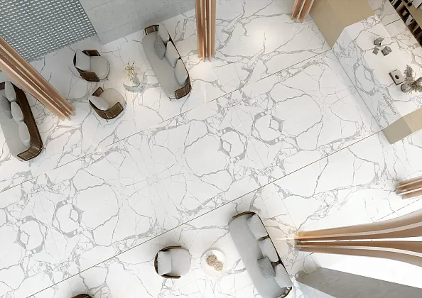 Фото Керамогранит 106040 Statuario Lucidato Ret 60x120 Италия