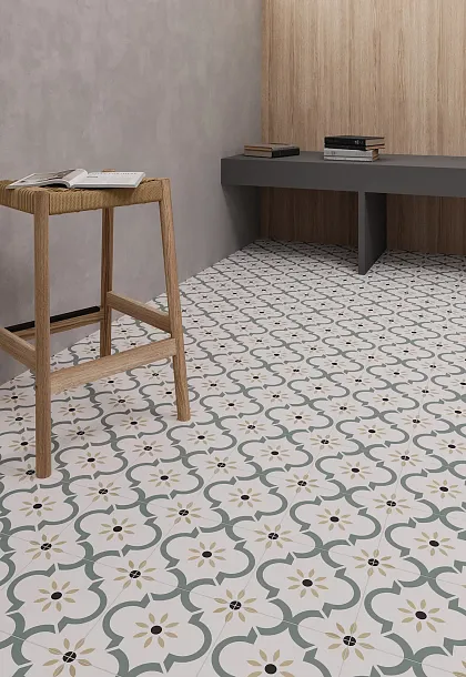 Фото Керамогранит Smile Tile Эмми 20x20 Индия