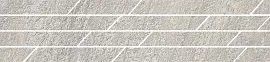 Фото Бордюр SG144\004T Гренель серый мозаичный 46,8x9,8x0,9