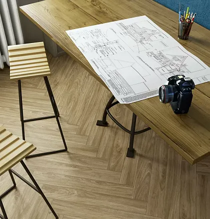 Фото Керамогранит R4MD Woodessence Grey R9 10x70 Италия