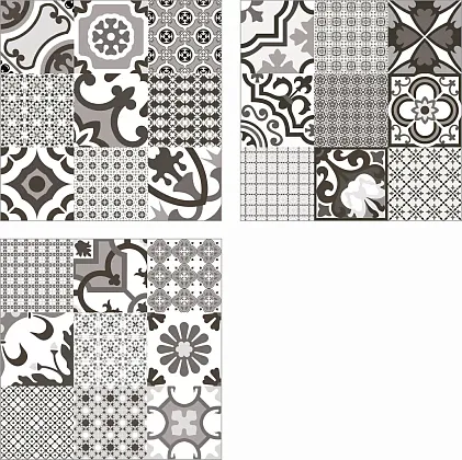 Керамогранит Logos Negro Satin 58x58 для гостиной, для кухни, для прихожей, на теплый пол Фото Керамогранит Logos Negro Satin 58x58 Испания