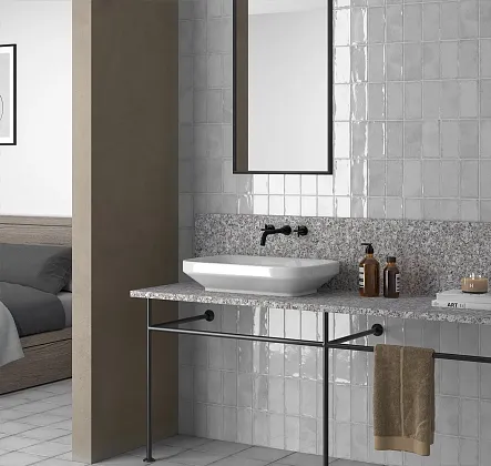 Фото Плитка Equipe 27615 Altea Black 7.5x15 Испания