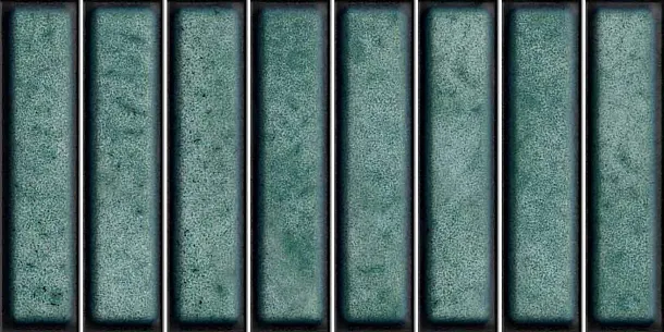 Фото керамическая плитка El Barco Domino Verde Glossy 15x30 Испания