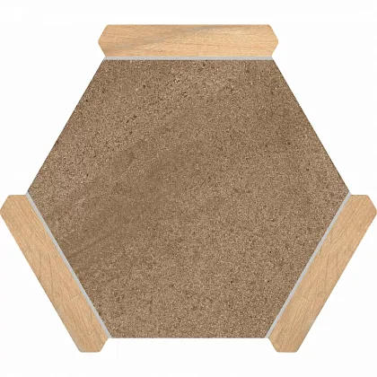 Фото Керамогранит Monopole Sacramento Marron Pino 22x25 Испания