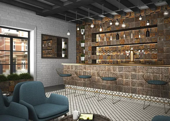 Фото Плитка TIN-TILE DIAGONAL 20x20 Испания