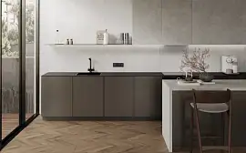 Wood Latina Brown Chevron