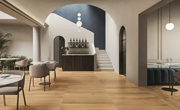 Керамогранит Rovere Decape Ret 20x120 (УТ-00028066) для гостиной, на теплый пол Фото Керамогранит Rovere Decape Ret 20x120 (УТ-00028066) Италия