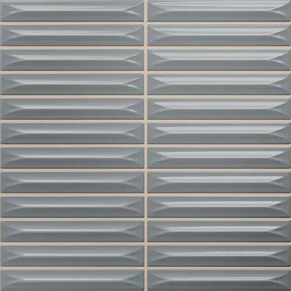 Фото керамическая плитка Vilar Albaro Arrow Grey 1,5x10 20x20 Испания