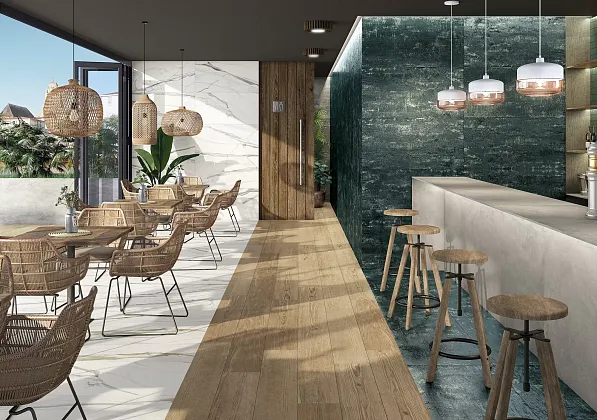 Фото Керамогранит Tau Ceramica Emporio Calacatta Nat 6mm 120x280 Испания