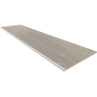 Ступень SF03 Soft Wood Grey неполированный с насечками 30x120 Россия Фото Ступень SF03 Soft Wood Grey неполированный с насечками 30x120