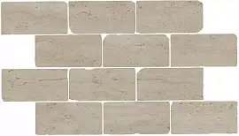 Фото Kerama Marazzi Декор Сан-Марко мозаичный бежевый матовый обрезной 46,5x26,5x0,9 (BR034)