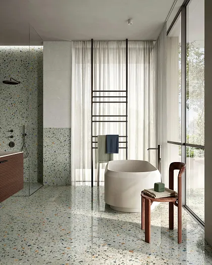 Фото Керамогранит Sant Agostino CSAGPLSK12 Glow Plus Sage Kry 120x120 Италия