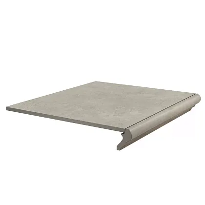 Фото Ступень Kerama Marazzi Хадду фронтальная серый светлый матовый 40,2x34x0,8 (KM4040G0011NGTF) Россия