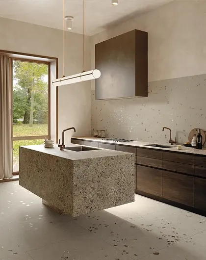 Фото Керамогранит FAP Ceramiche fTVB Materia Pura Beige Matt R9 RT 80x80 Италия
