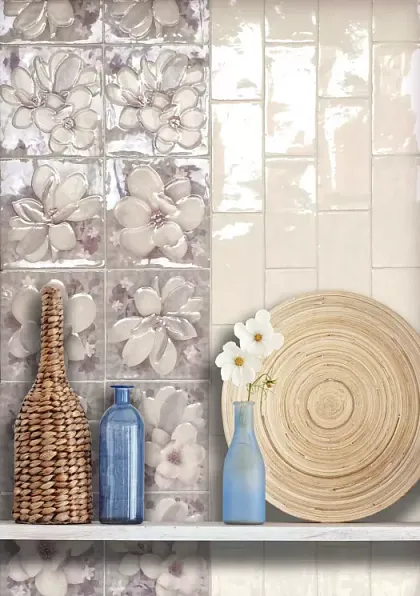 Фото Плитка PLUS CRACKLE WHITE 7,5X15 Испания